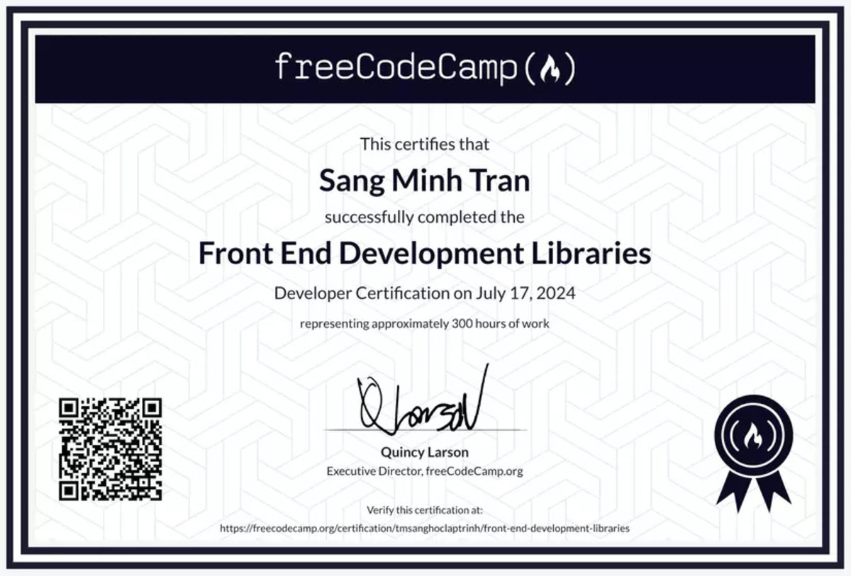 freecodecamp-front-end-development-libraries-certification