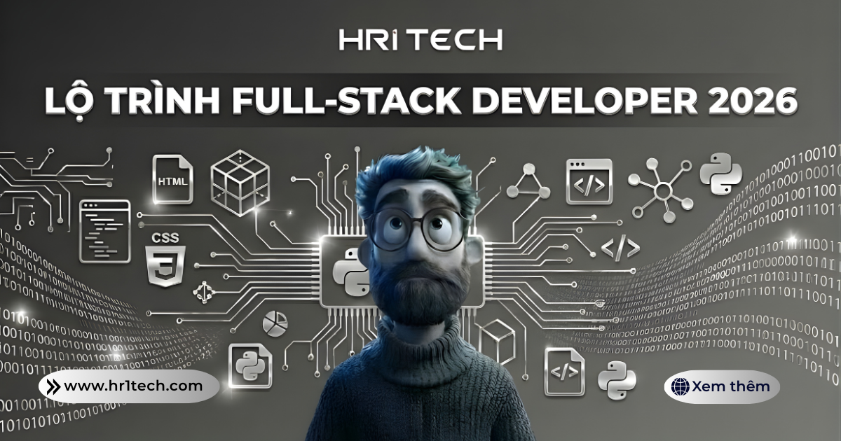 Lộ trình Full-stack Developer 2026: Cần học gì để không bị AI thay thế?