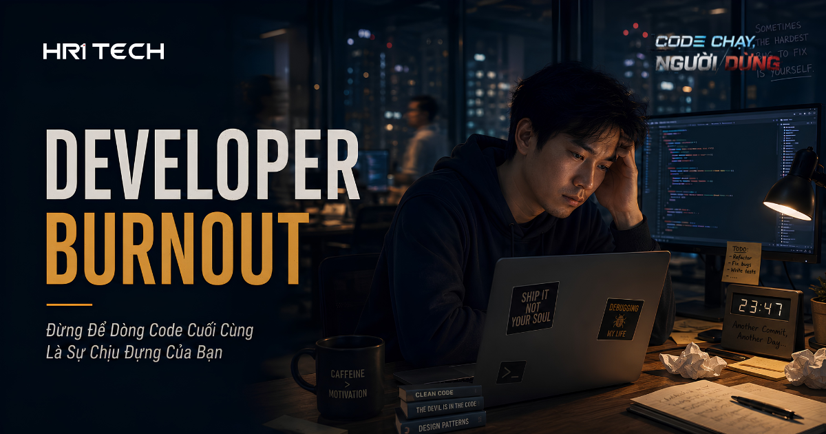 Developer Burnout: Đừng Để Dòng Code Cuối Cùng Là Sự Chịu Đựng Của Bạn