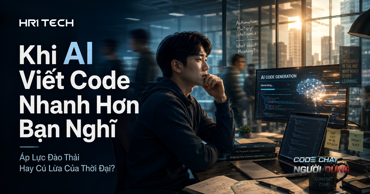 Khi AI Viết Code Nhanh Hơn Bạn Nghĩ: Áp Lực Đào Thải Hay Cú Lừa Của Thời Đại?