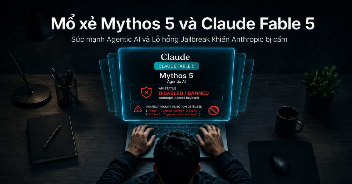 Mổ xẻ Mythos 5 và Claude Fable 5: Sức mạnh Agentic AI và Lỗ hổng Jailbreak khiến Anthropic bị cấm