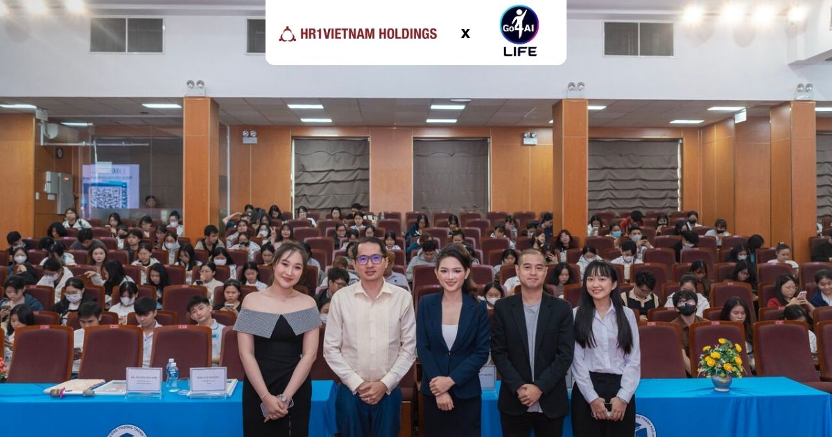 HR1Vietnam Holdings Đồng Hành Cùng Go4AI Tại Workshop “Sinh Viên Thời AI” Ở HUIT