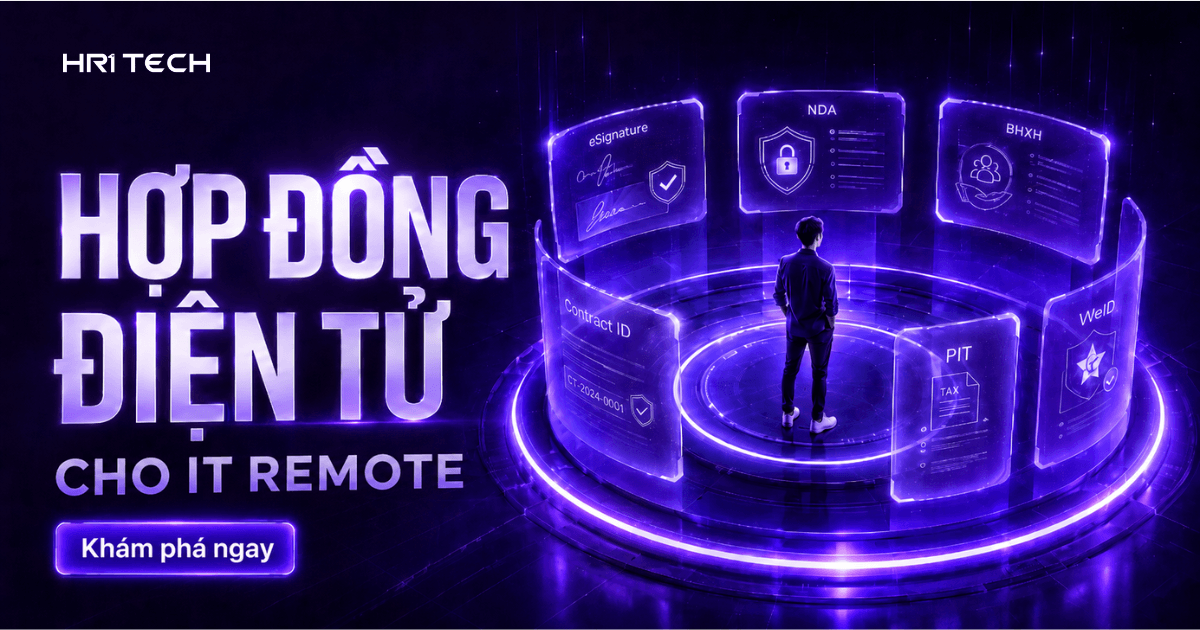 Hợp đồng lao động điện tử (eContract) cho IT Remote