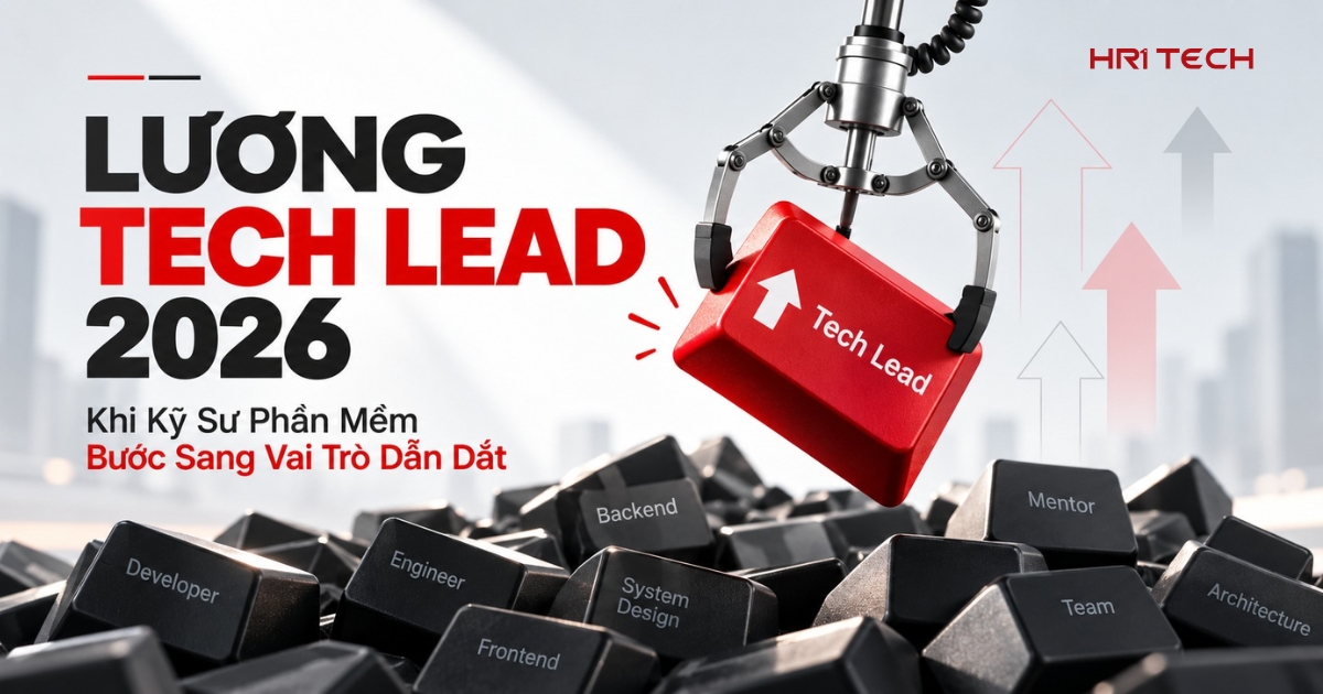Lương Tech Lead 2026: Khi Kỹ Sư Phần Mềm Bước Sang Vai Trò Dẫn Dắt