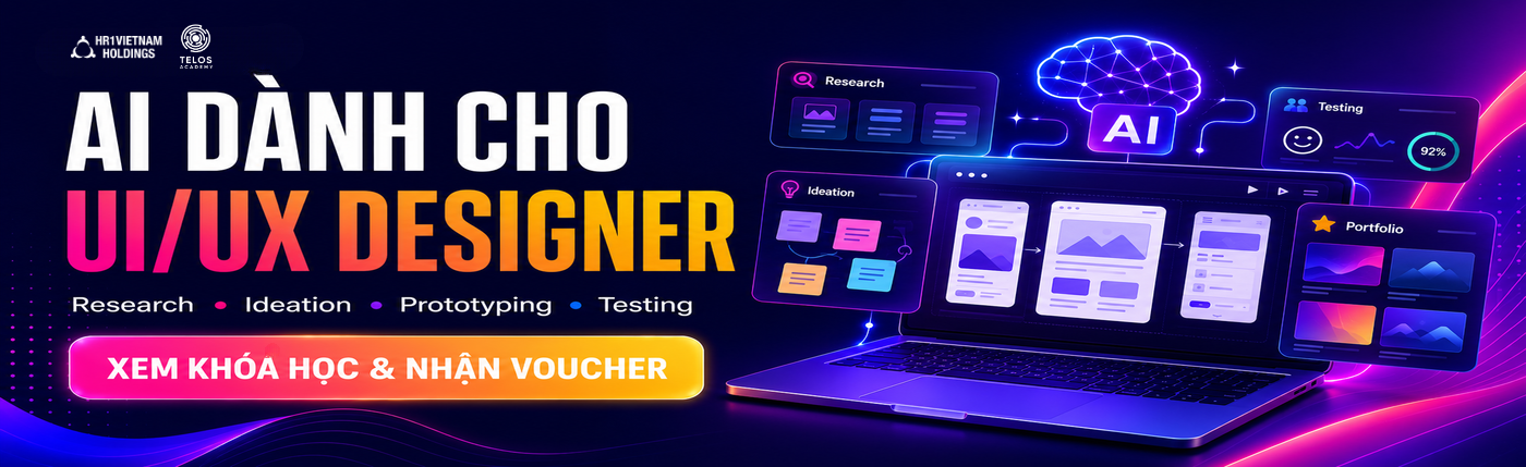 HR1 x TELOS: Khóa Học AI Dành Cho UI/UX Designer